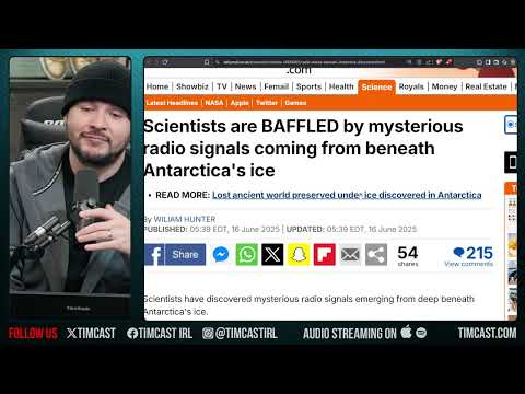 STRANGE SIGNALS Emerge From UNDER Antarctica, Scientists BAFFLED,  Could Lost Civilization Be UNDER
