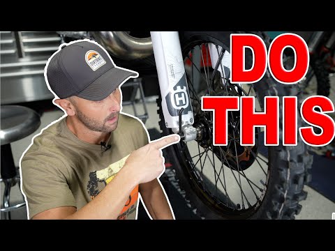 How To Correctly Install a Front Wheel on a Dirt Bike