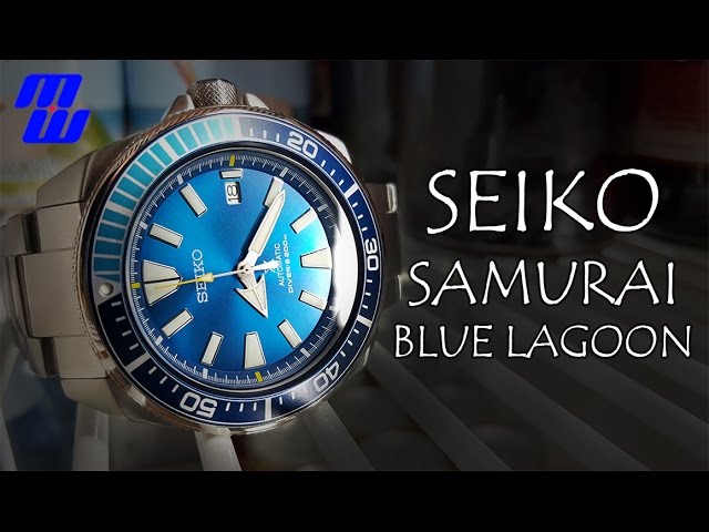 Seiko Samurai Blue Lagoon Limited