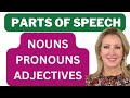 Exploring Nouns, Pronouns, and Adjectives in Grammar
