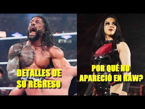 Se Revelan Detalles del Regreso de Roman Reigns a WWE! Por Qué Stephanie Vaquer No Apareció en RAW