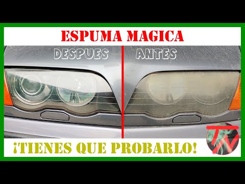 Restaurar FAROS COCHE - en 5 minutos (Pulir SIN herramientas 🧰) NO Barniz 🔆💡