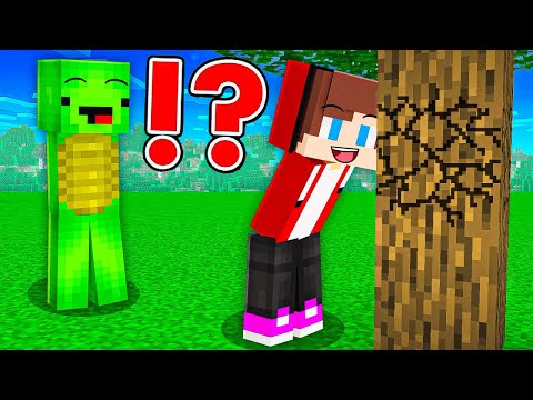 JJ and Mikey Surivive Without ARMS Challenge - in Minecraft Maizen !