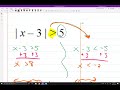Solving Absolute Value Equations and Inequalities