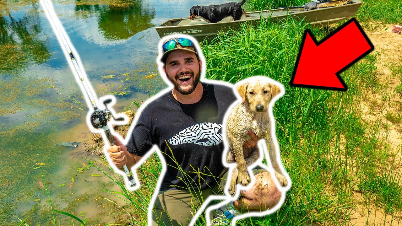 Taking My NEW PUPPY Fishing for the FIRST TIME! (Her New PB)