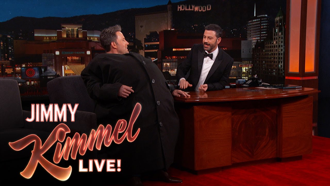 Ben Affleck Sneaks Matt Damon Onto Jimmy Kimmel Live!