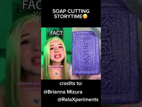 soap cutting storytime @briannamizura @RelaXperiments #viral #story #soapcutting #shorts