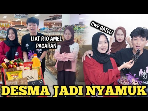 SEHARIAN DESMA JADI NYAMUK RIO AMEL! SAMPE MARAH