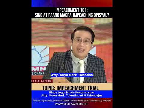 Impeachment 101: Sino at Paano Magpa-Impeach ng Opisyal?