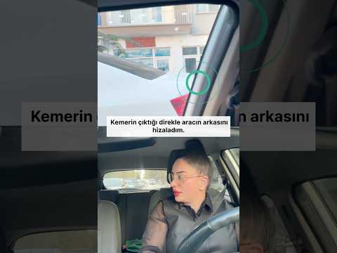 MAHALLEDE PARK | İKİ ARAÇ ARASINA PARALEL PARK | Şule Berkcan ile Direksiyon Dersi