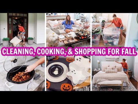 FALL GET IT ALL DONE & SHOP WITH ME! | CLEANING MOTIVATION + SHOPPING FOR FALL DECOR