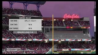 MLB The Show 20 Road To The Show Atlanta Braves vs Cleveland Indians Game 2 World Series 2020