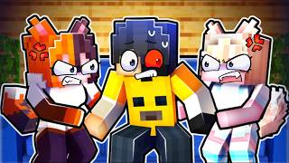 One BOY at all CATGIRL SLEEPOVER in Minecraft!