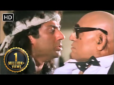 Climax - तेरे हर सांस के पीछे मैं मौत बांके खड़ा हूं - Jeet - Sunny Deol, Salman Khan, Karishma - HD
