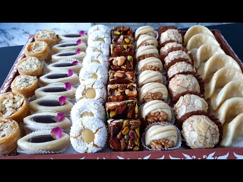 حلويات الوز غريبة لوز بحشوة ليمون الحامض خطيييرة 😋