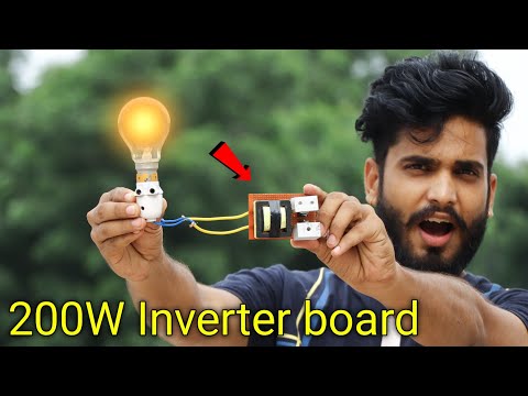 सिर्फ 50₹ में बनाओ 200W Inverter Bord | How to make Inverter at home | इन्वर्टर कैसे बनाए