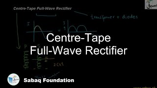 Centre-Tape Full-Wave Rectifier