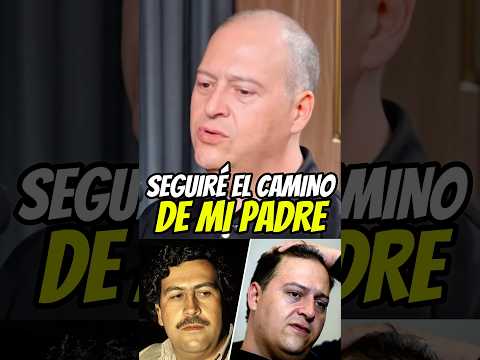 😬EL HIJO de PABLO ESCOBAR seguirá el CAMINO de su PADRE⁉️😰👀 #pabloescobargaviria