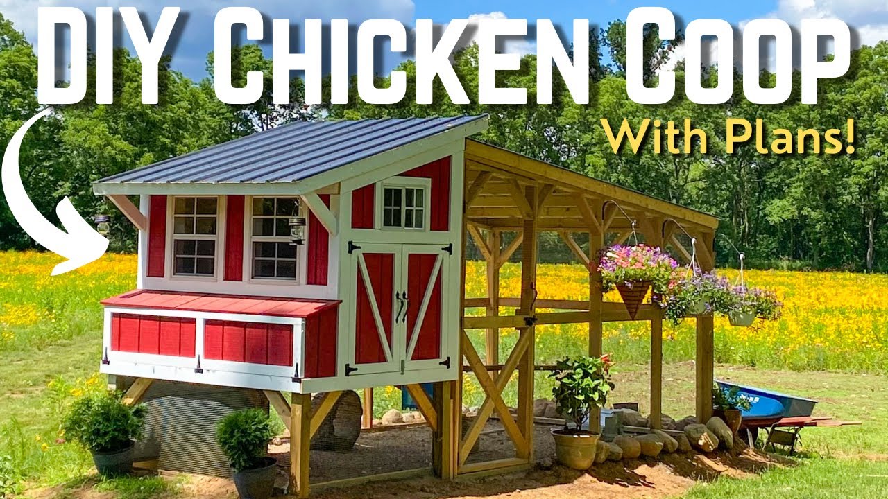 Ultimate Backyard Chicken Coop Build | How To DIY