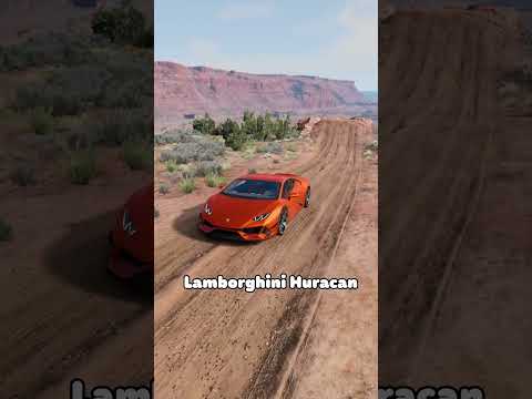 Driving Lamborghinis Backwards off THIS Ramp