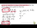 Slope-Intercept Form Concepts