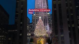 Rockefeller Christmas tree #newyork  #youtubeshorts #reels #subscribe #trending #trendingshorts #usa