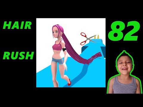 #shorts #HairRush Hair Rush | Nivel 82 | Juegos Esteban Raptor