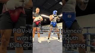 Chase DeMoor gets flattened by pro boxer