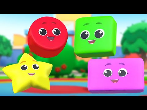 Five Little Shapes Learning Videos & Baby Songs