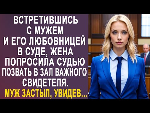 Встретившись с мужем и его любовницей в суде, жена попросила вызвать в зал важного свидетеля...