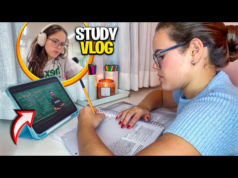 MINHA ROTINA DE ESTUDOS 100% real - STUDY VLOG 2025