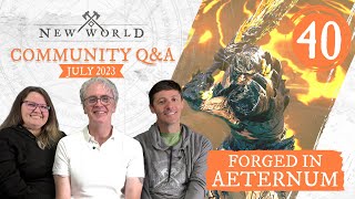 New World discusses fresh start servers, PvP hotspots, Outpost Rush, and permanent seasonal content