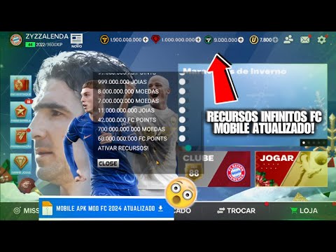 Como Ter Dinheiro Infinito no FC mobile 2024!!! - Novo apk mod fc 24?