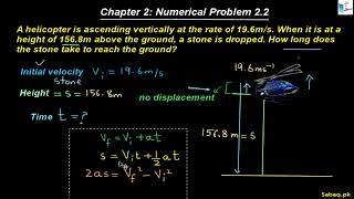 Class 11th | Punjab Board (2025-26) | Chapter 2 | Numerical Problem: 2.2