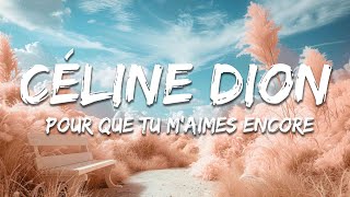Céline Dion - Pour Que Tu M'aimes Encore (Lyrics)