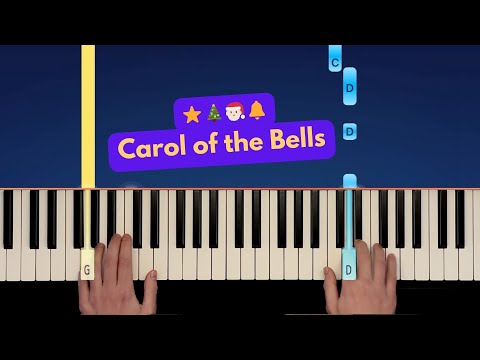 Carol of the Bells - Easy Piano Tutorial