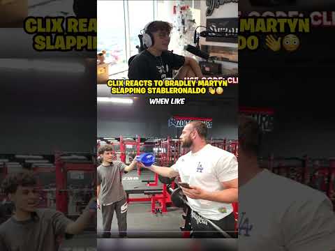 Clix REACTS to Bradley Martyn SLAPPING Stable Ronaldo ✋😳