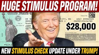 APPLY NOW! $28000 Stimulus Program For Americans | Trump Stimulus Check For Low Income in 2025