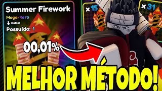 NOVO MELHOR FARM DE FIREWORK NO ALL STAR TOWER DEFENSE X!