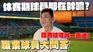 職業球員問答～那些身歷其境才了解的事！【豹子腿方昶詠】#棒球 #統一獅 #中華職棒