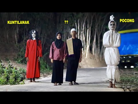 PRANK POCONG KETEMU KUNTILANAK BENERAN? TERLUCU BIKIN NGAKAK🤣🙏