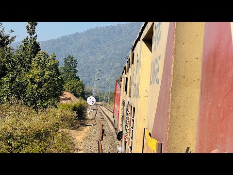 Best route of Jharkhand ~ onboard intercity exp || CHOPAN TO RANCHI || Indian railways