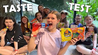 Trying Costa Rica Snacks with Fans!