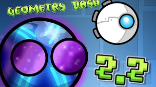 Jugando Geometry Dash 2.2