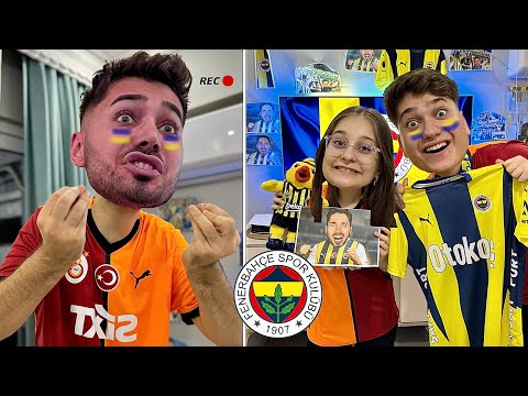 GALATASARAY ODASINI FENERBAHÇE ODASINA ÇEVİRDİK (ÇILDIRDI)