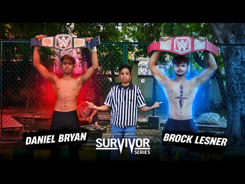 WWE Survivor Series 2024 | Brock Lesnar vs Denial Bryan Full Match | Backyard Wrestling