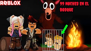 Sobrevive 99 Noches En El Bosque Y Rescatando A Los Niños Perdidos! Juego Completo!😲😮🔪