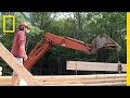 Building a Cabin: Roof Construction