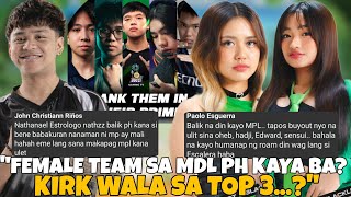 BABAENG PLAYERS SA MDL PH IS REAL? BLACKLIST IS BACK! KIRK WALA SA TOP 3 NINA SANFORD AT EDWARD?!