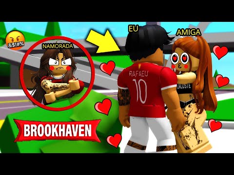 A MELHOR AMIGA da MINHA NAMORADA me ME FORÇOU A TRAIR ELA e ISSO ACONTECEU... BROOKHAVEN RP Roblox